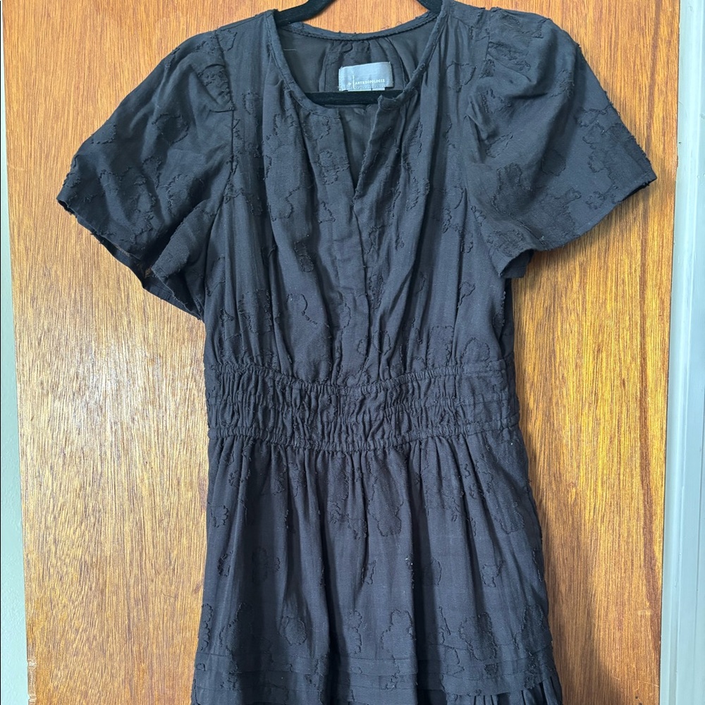 Black Somerset Mini Dress By Anthropologie